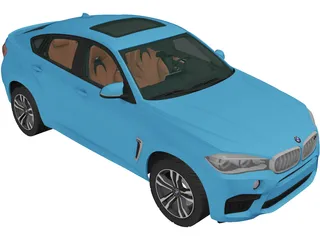 BMW X6M (2015) 3D Model