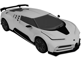 Bugatti Centodieci (2020) 3D Model