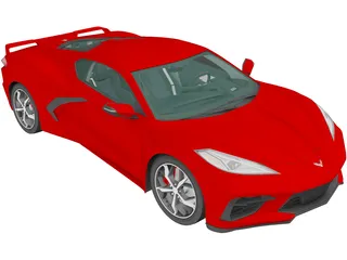 Chevrolet Corvette C8 Stingray (2020) 3D Model