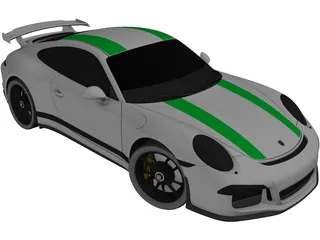 Porsche 911 GT3 (2017) 3D Model