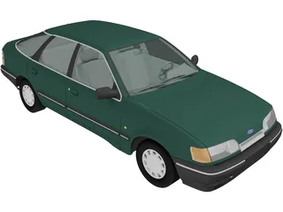 Ford Scorpio Hatchback (1985) 3D Model