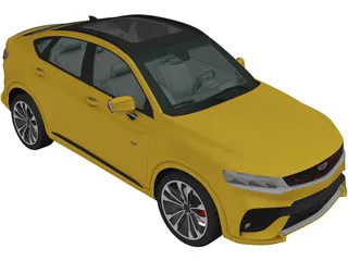 Geely Xingyue (2019) 3D Model