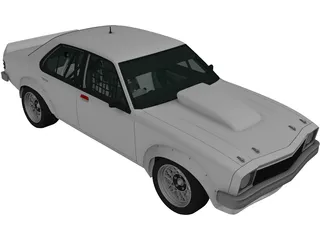 Holden Torana Race Car (1977) 3D Model