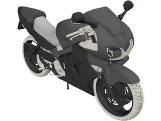 Honda VFR 800 Interceptor (1998) 3D Model