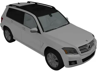 Mercedes-Benz GLK 350 (2010) 3D Model