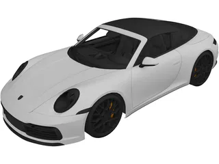 Porsche 911 Targa (2019) 3D Model