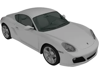 Porsche Cayman S (2011) 3D Model