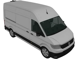 Volkswagen Crafter L1H2 (2017) 3D Model