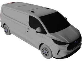 Ford Transit Custom Trend (2024) 3D Model