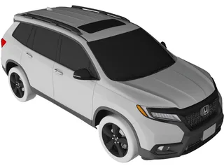 Honda Passport (2019) 3D Model