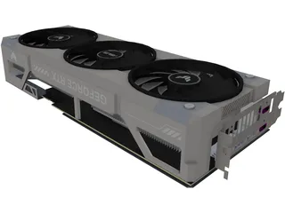 ASUS TUF GeForce RTX 5070 Ti 3D Model