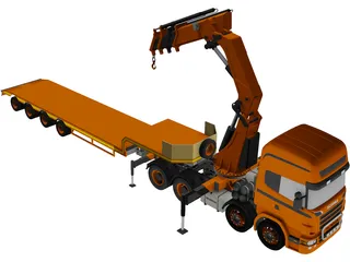 Scania Truck 3D Model