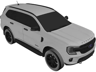 Ford Everest Sport (2023) 3D Model