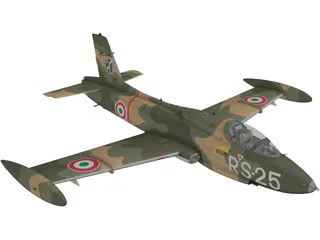 Aermacchi MB-326 3D Model