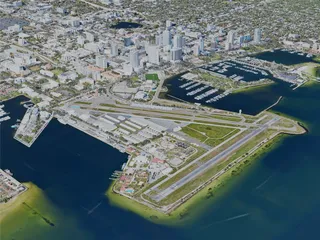 St. Petersburg City, USA (2023) 3D Model