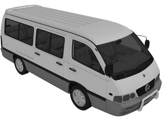 SsangYong Istana 2.9D (1996) 3D Model