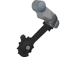 Bike Rear Derallieur 3D Model