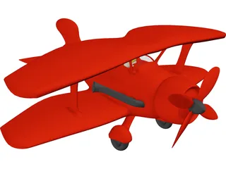 Toy Airplane 3D Model