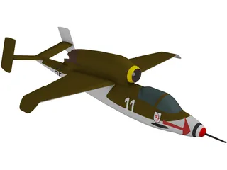 Heinkel HE 162 3D Model