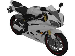 Yamaha YZF-R6 (2009) 3D Model
