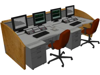 NOC Workstation 3D Model