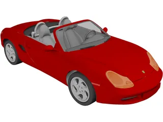 Porsche Boxster (1997) 3D Model