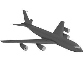 KC-135R Stratotanker 3D Model