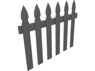 Fence Picket 3D Model