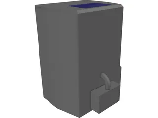 Torno CNC 3D Model