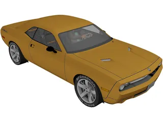 Dodge Challenger RT 3D Model