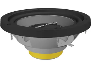 Pioneer Speaker 3D Model
