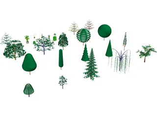 Plants Collection (30 models) 3D Model