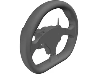 Steering Wheel 3D Model