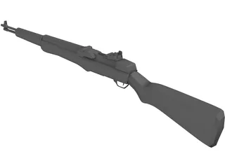 M1 Garand Rifle 3D Model