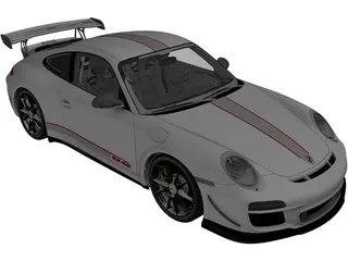 Porsche 911 GT3 RS 4.0 (2011) 3D Model