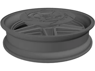 Wheel Front Bike 3D Model