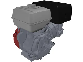 Honda GX340 Engine 3D Model