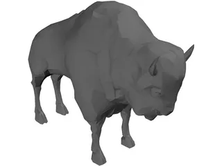 Bison 3D Model