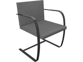 Chair Brno Modern 3D Model