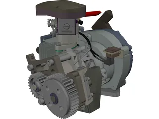 Modellsport Solo Engine 3D Model