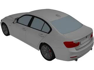 BMW 3-Series 335i [F30] (2012) 3D Model