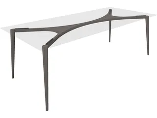Table Airy Retro 3D Model