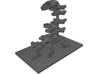 Miniature Confocal System 3D Model