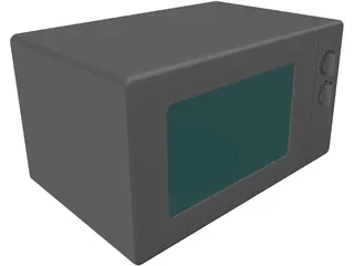 Microwave 3D Model