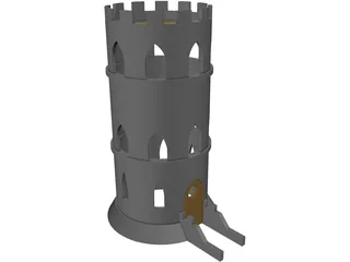 Tower Prison 3D Model