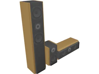 Speakers 3D Model