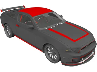Ford Mustang Boss 302 (2013) 3D Model
