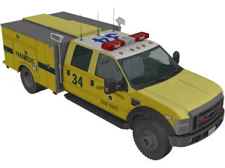 Ford F-450 Rescue 3D Model
