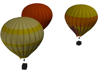 Balloons 3D Model