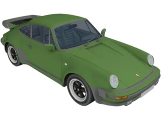 Porsche 911 Turbo (1982) 3D Model
